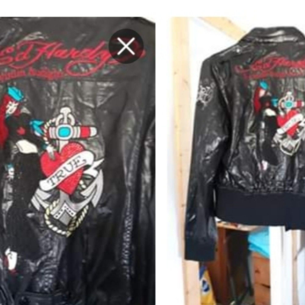 Ed Hardy Sailor Rhinestone Jacket